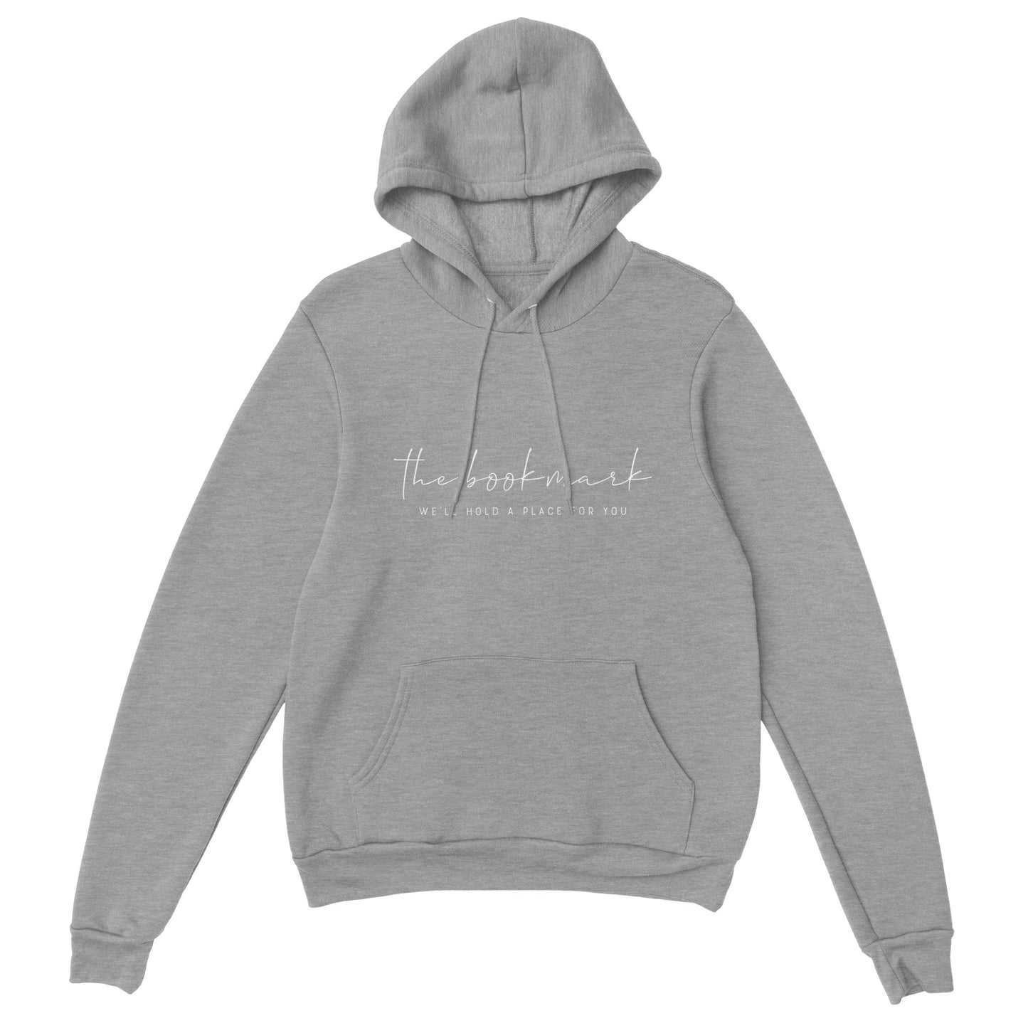 White Script Logo Pullover