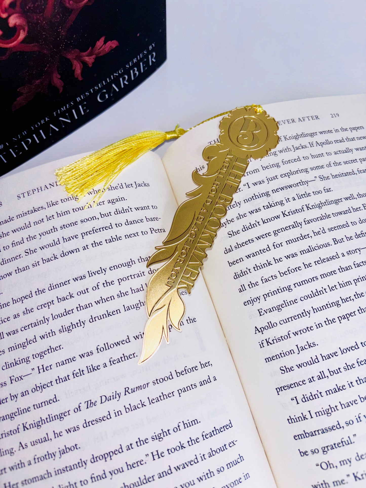 The BookMark Brass Tassel BookMark