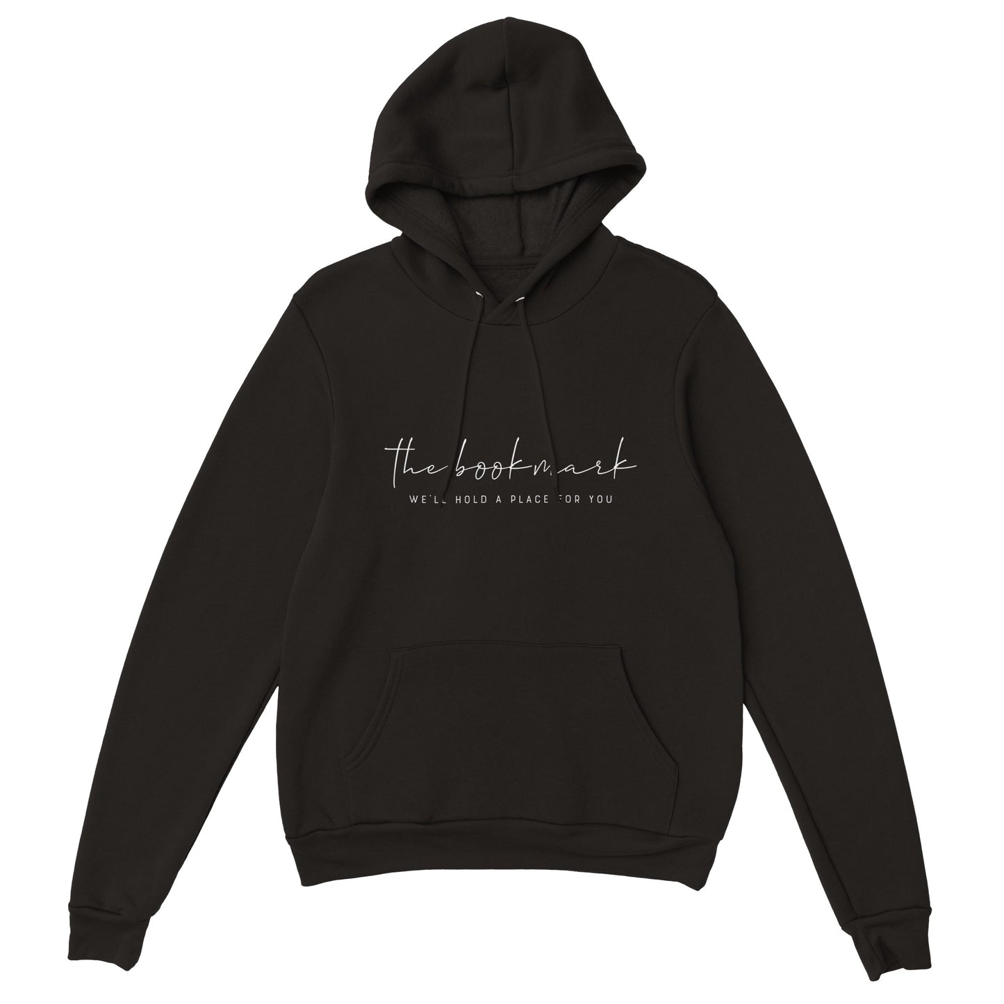 White Script Logo Pullover