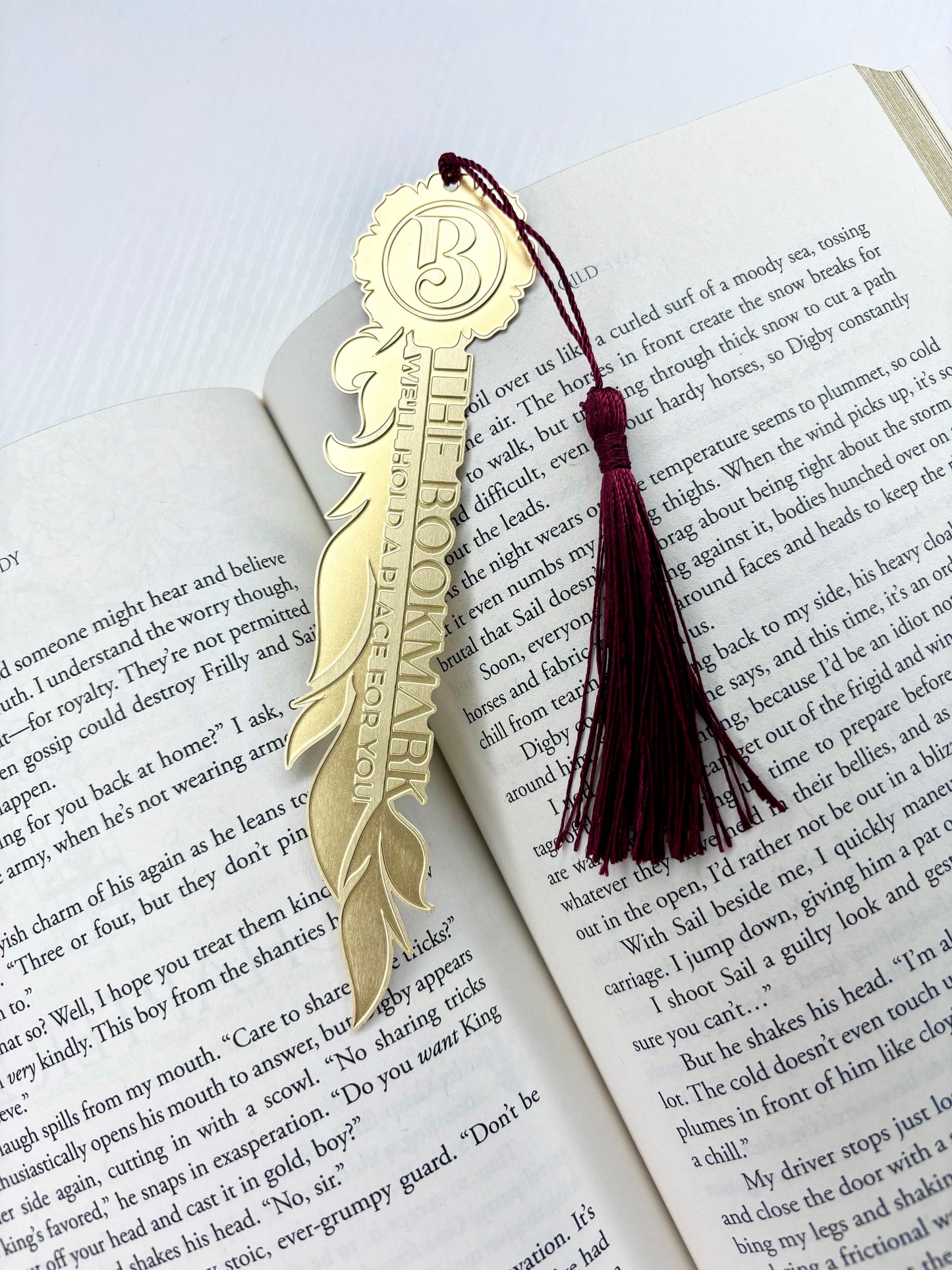 The BookMark Brass Tassel BookMark