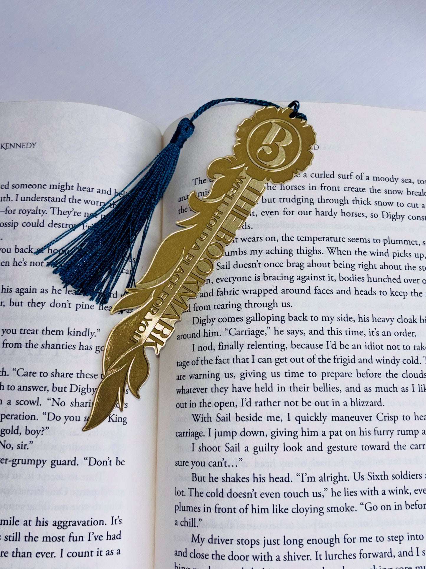 The BookMark Brass Tassel BookMark